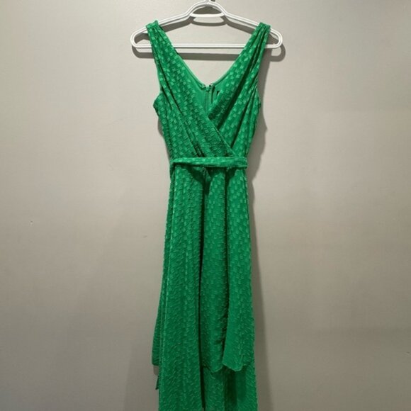 DKNY Vibrant Green Asymmetrical Dress - Picture 1 of 5